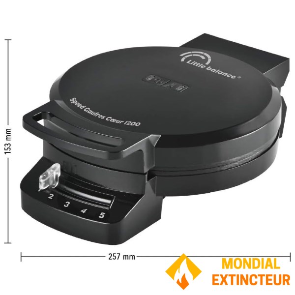 Little Balance - Appareil à gaufres Speed gaufres coeur