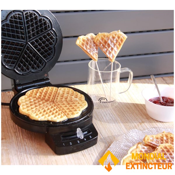 Little Balance - Appareil à gaufres Speed gaufres coeur