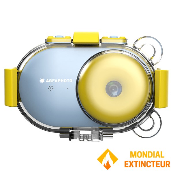 Agfa - Appareil Photo Etanche pour Enfant Realikids - Bleu