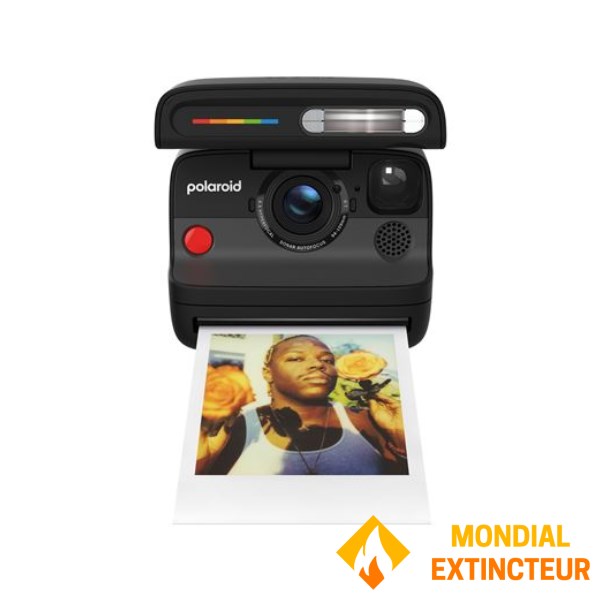 Polaroid - Appareil photo instantané Flip Noir + pack de film X8
