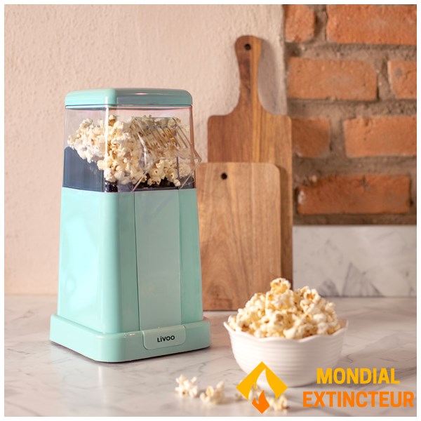 Livoo - Appareil à pop corn azur