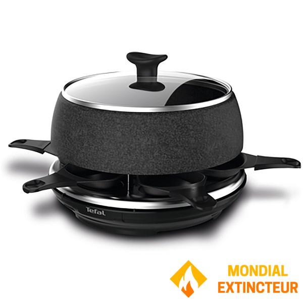 Tefal - Appareil à raclette Cheese n Co noire 6 personnes