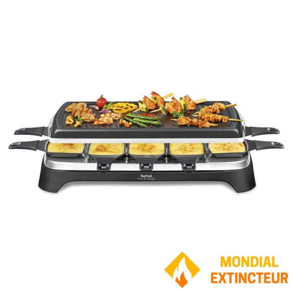 Tefal - Appareil à raclette Inox & Design 3 en 1