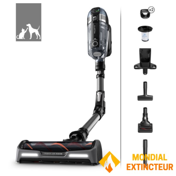 Rowenta - Aspirateur balai X-FORCE FLEX AUTO kit animal