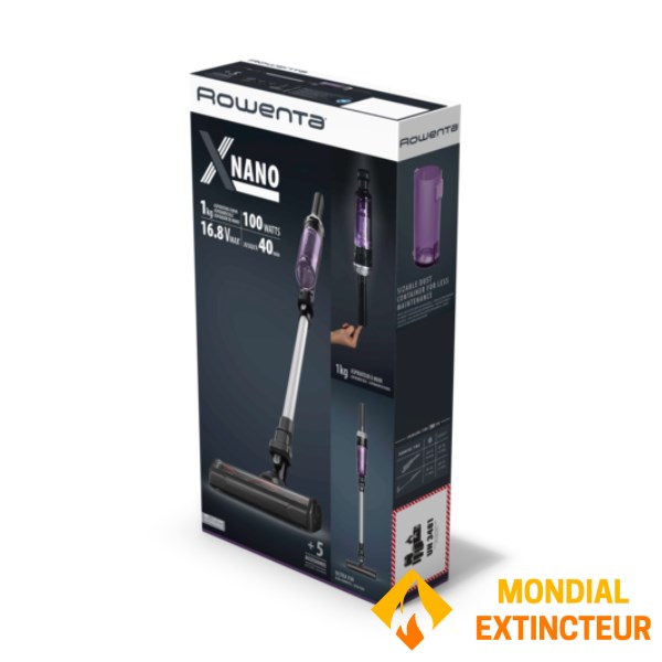 Rowenta - Aspirateur balai X-NANO violet