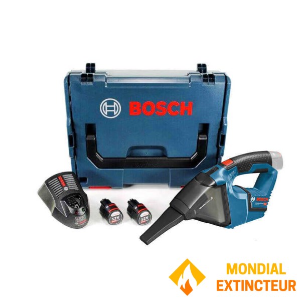 Bosch - Aspirateur à main Compact 12 V - 2 batteries