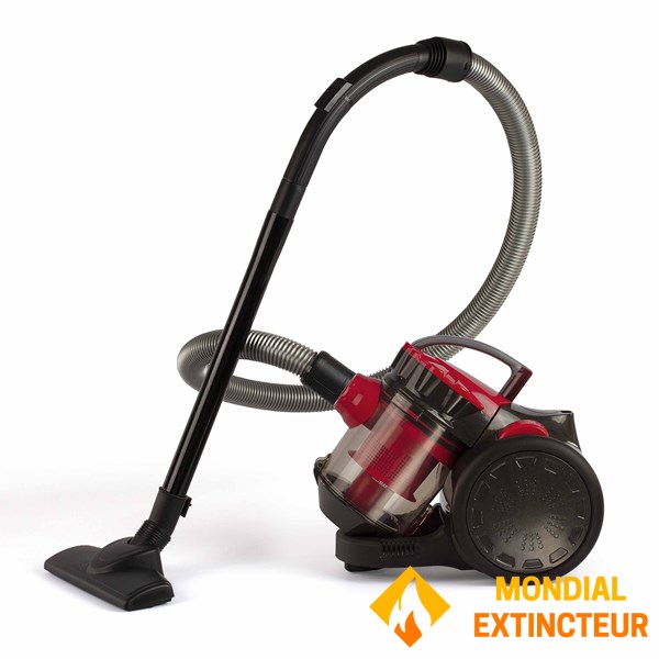 Livoo - Aspirateur sans sac Multi-cyclonique rouge