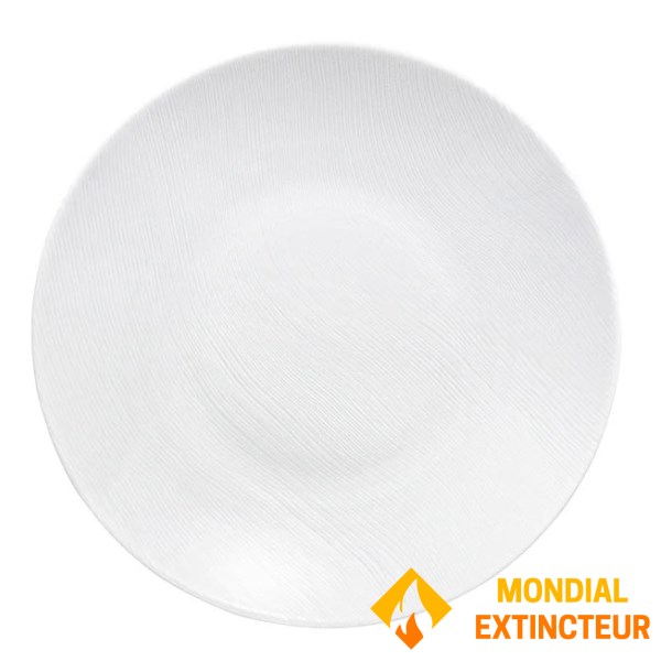 Degrenne - Assiette à dessert X6 Rivage 24cm blanc