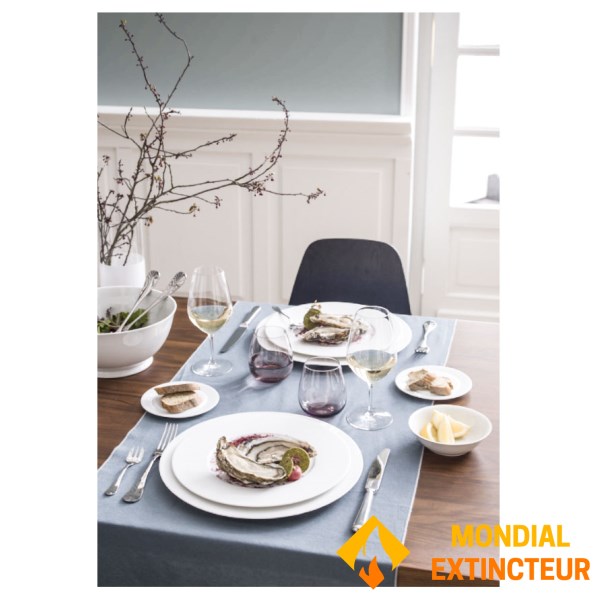 Degrenne - Assiette X6 Collection L 28 cm blanc