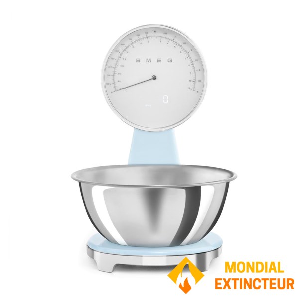 Smeg - Balance de cuisine Esthétique Années 50 bleu azur