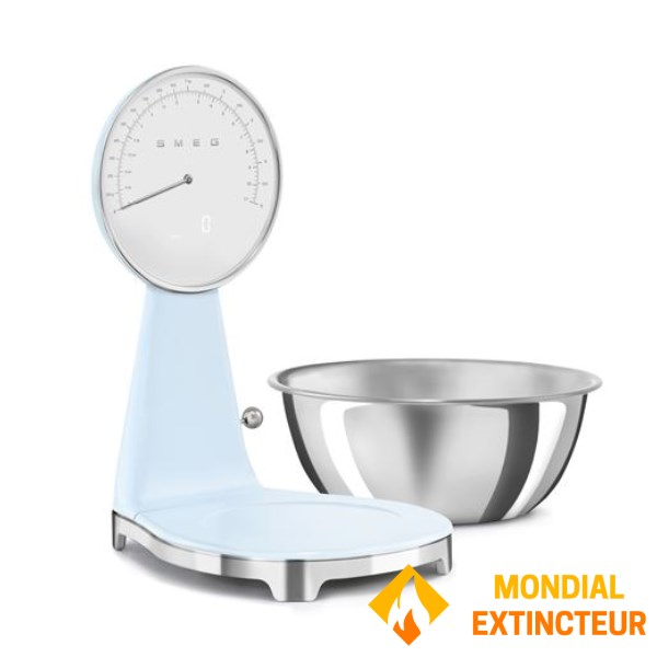Smeg - Balance de cuisine Esthétique Années 50 bleu azur