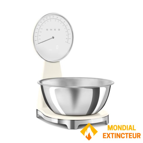 Smeg - Balance de cuisine Esthétique Années 50 crème