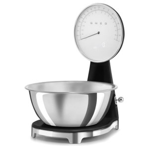 Smeg - Balance de cuisine Esthétique Années 50 noir