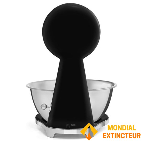 Smeg - Balance de cuisine Esthétique Années 50 noir