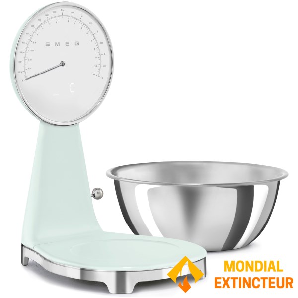 Smeg - Balance de cuisine Esthétique Années 50 vert d’eau