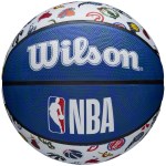 Decathlon - Ballon de basketball Wilson Team Tribute S7 Bleu Blanc