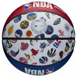 Decathlon - Ballon de basketball Wilson Team Tribute S7 Bleu Blanc