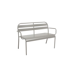 Wilsa - Banc de jardin SOHA aluminium 118cm gris