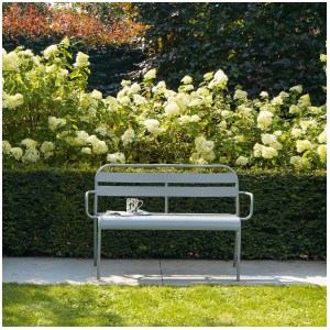 Wilsa - Banc de jardin SOHA aluminium 118cm gris