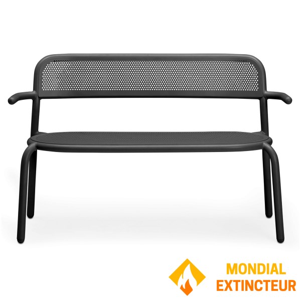 Fatboy - Banc de jardin Toni-Bankski anthractite