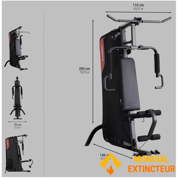 Decathlon - Banc musculation HOME GYM 900