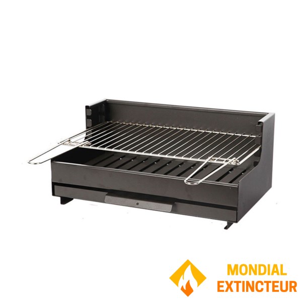Le Marquier - Barbecue encastrable Vulcain 54*32 Acier