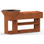 Barbecook - Barbecue Nestor Island en acier corten