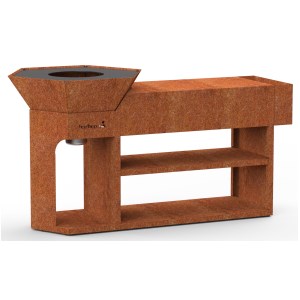 Barbecook - Barbecue Nestor Island en acier corten