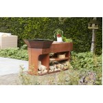 Barbecook - Barbecue Nestor Island en acier corten