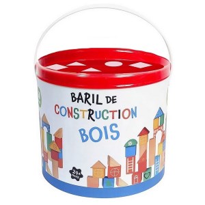 WDK - Baril de construction Bois 60 pièces
