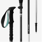 Decathlon - Bâton de trek MT900 noir