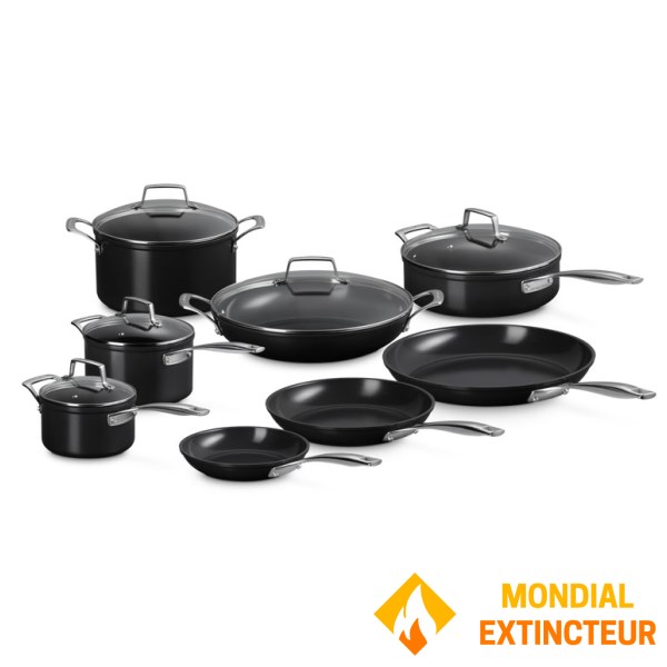 Le Creuset - Batterie de cuisine Céramique Essentielle  8 pièces