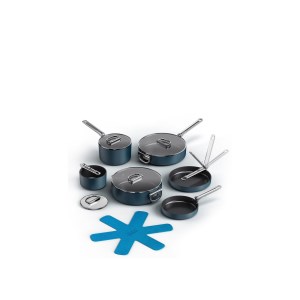 Joseph Joseph - Batterie de cuisine Space Blue (13 Pièces)