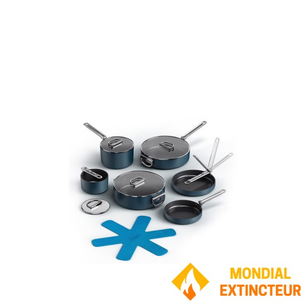 Joseph Joseph - Batterie de cuisine Space Blue (13 Pièces)