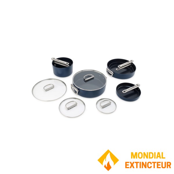 Joseph Joseph - Batterie de cuisine Space Blue (13 Pièces)