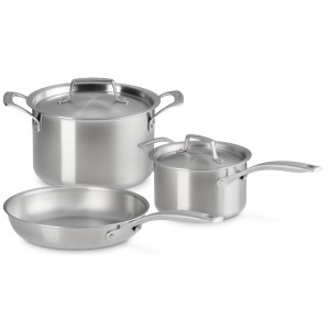Le Creuset - Batterie cuisine X3 Essentiel inox