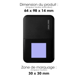 Akashi - Batterie externe Smartphone 10 000 mAh - Recyclé