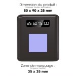 Akashi - Batterie externe Smartphone 10000 mAh - 4 câbles