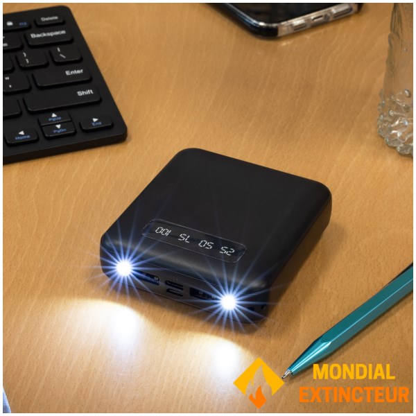 Akashi - Batterie externe Smartphone 10000 mAh - 4 câbles