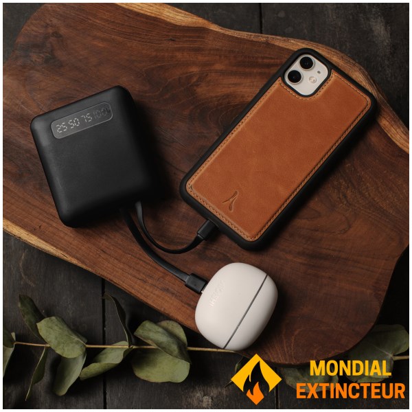 Akashi - Batterie externe Smartphone 10000 mAh - 4 câbles