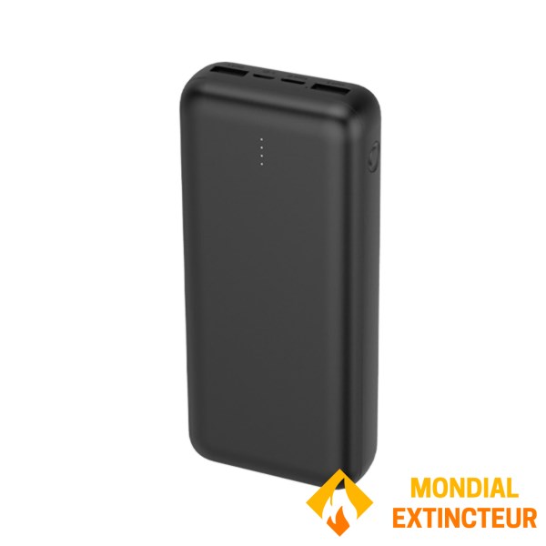 Akashi - Batterie externe Smartphone 20 000 mAh - Noir