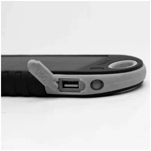 Akashi - Batterie externe Solaire 10 000 mAh - anti-chocs