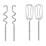 Moulinex - Batteur électrique POWERMIX SILENCE ARGENT