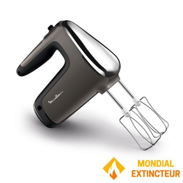 Moulinex - Batteur électrique POWERMIX SILENCE ARGENT