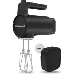 KitchenAid - Batteur à main sans fil KitchenAid Go noir mat