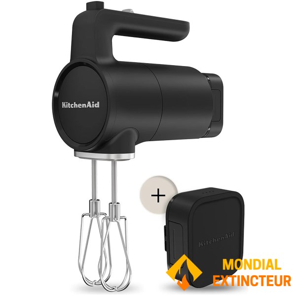 KitchenAid - Batteur à main sans fil KitchenAid Go noir mat
