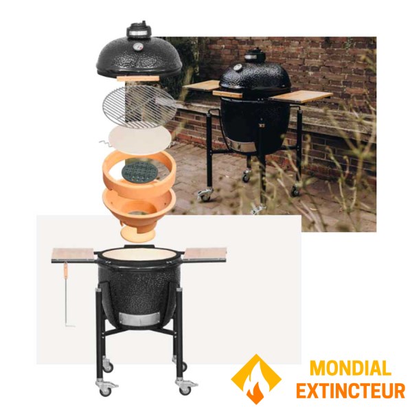 Monolith - Barbecue BASIC Noir + Chariot