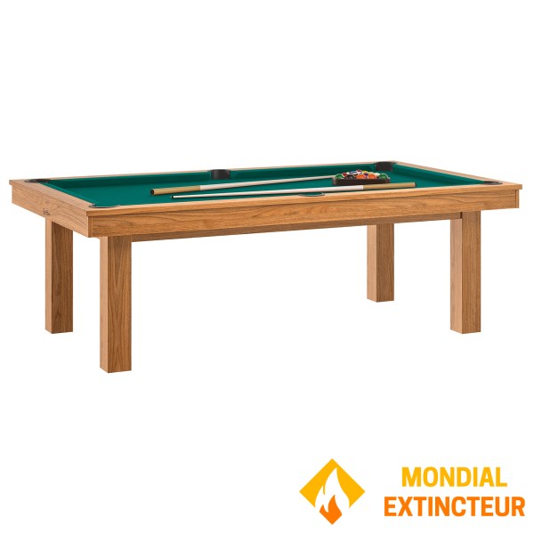 Rene-Pierre - Billard Lafite Noyer Venice Drap Vert