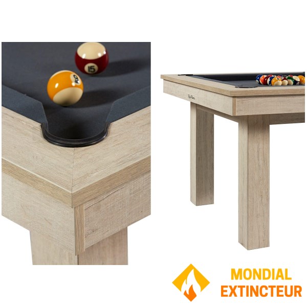 Rene-Pierre - Billard Lafite Oslo Drap Slate gris