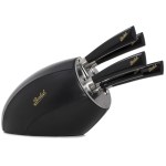 Berkel - Bloc couteau X5 Elégance cuir noir 